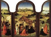 BOSCH, Hieronymus Triptych of the Epiphany France oil painting artist